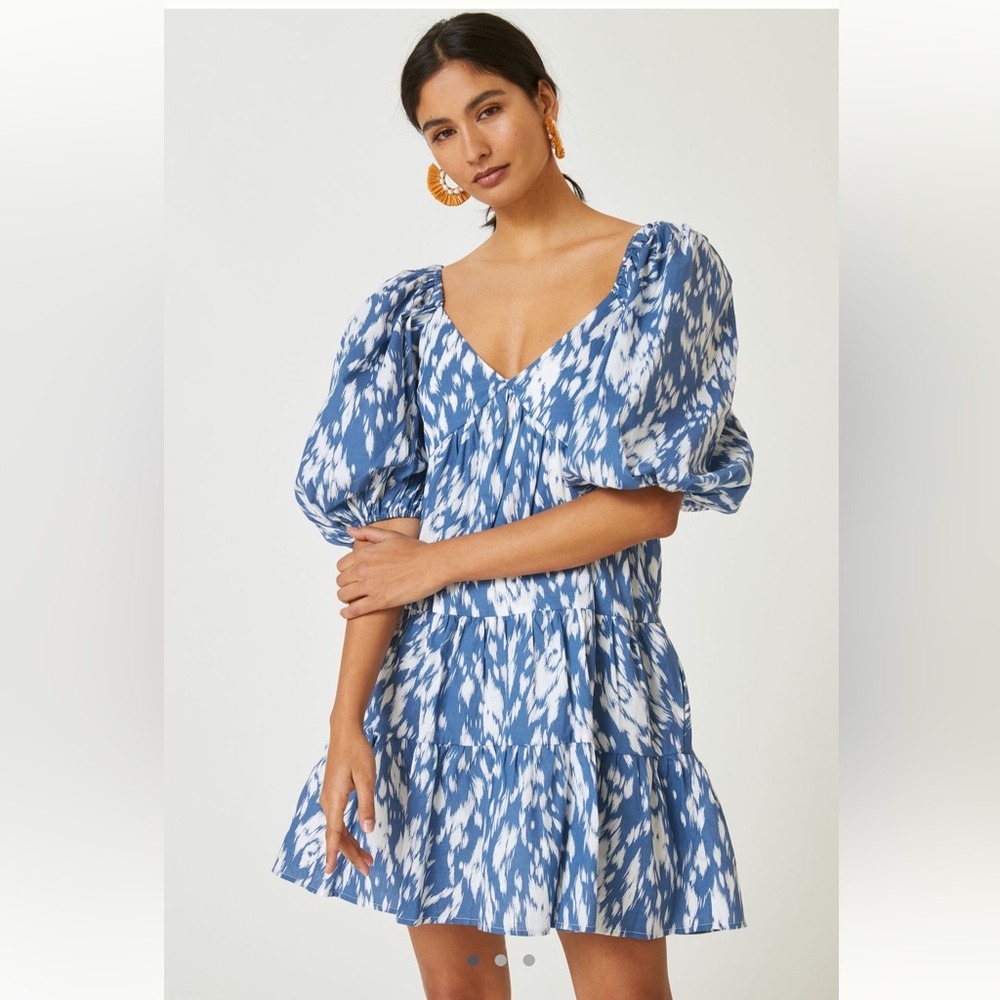 Floral Tunic Mini Dress
